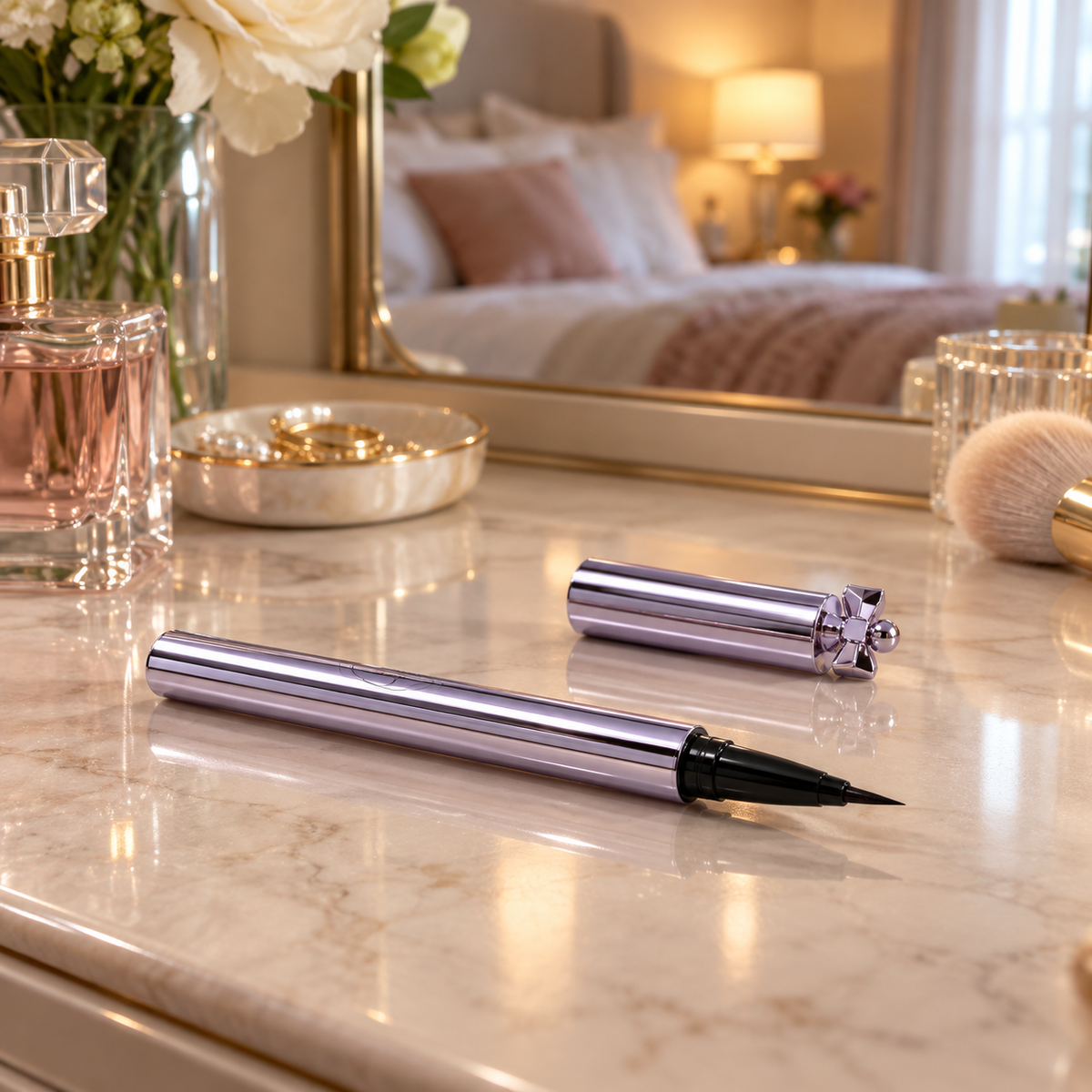 Liquid water eyeshadow brush