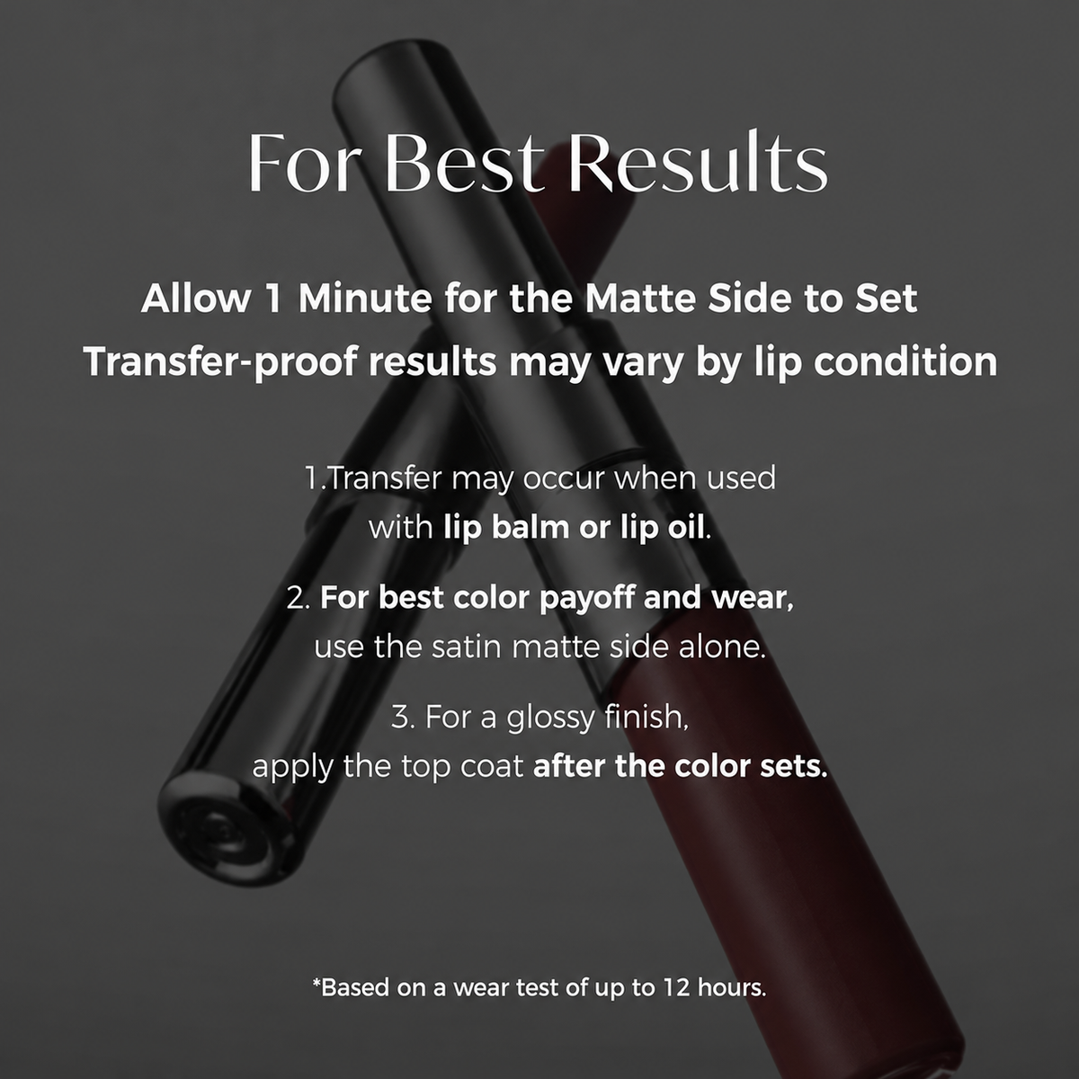 Perfect Twin Lip — Dual-Ended Liquid Lipstick with Velvet Matte Color and Glossy Shine（2）