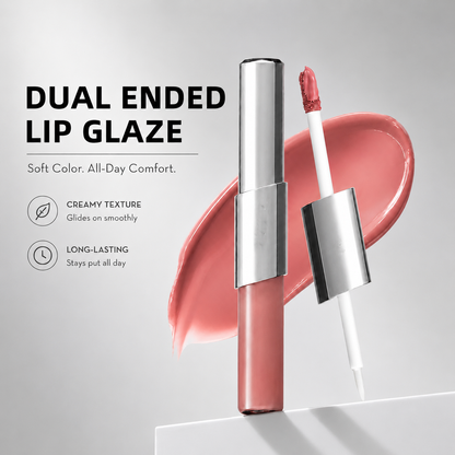 Perfect Twin Lip — Dual-Ended Liquid Lipstick with Velvet Matte Color and Glossy Shine（2）