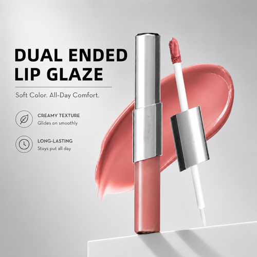 Perfect Twin Lip — Dual-Ended Liquid Lipstick with Velvet Matte Color and Glossy Shine（2）